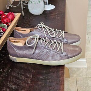 Blackstone Men's JM-11 Leather Sneakers, Charcoal, Sz 12 (46)